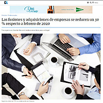 Las fusiones y adquisiciones de empresas se reducen un 30 % respecto a febrero de 2020